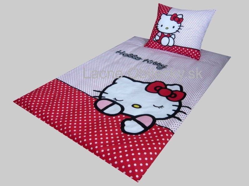 Obliečky HELLO KITTY RED DOTS
